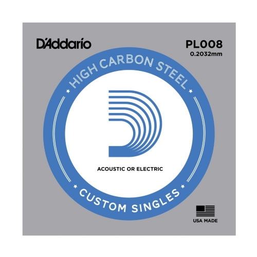 D´ADDARIO PL008 Struna na elektrofonickou kytaru 0.08